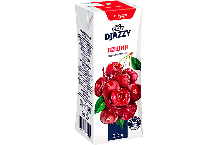 Djazzy, нектар Вишня, 0.2л