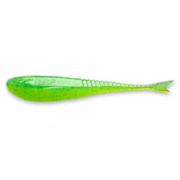 Силиконовая приманка Crazy Fish Glider 5 120 мм 7d Lime-Chart Кальмар 6 шт