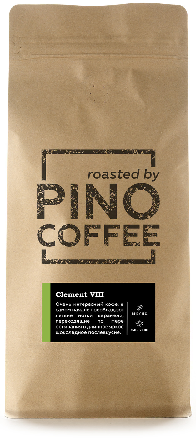 

Свежеобжаренный кофе PINOCOFFEE Clement VIII (купаж) 1000 гр в зернах, Clement