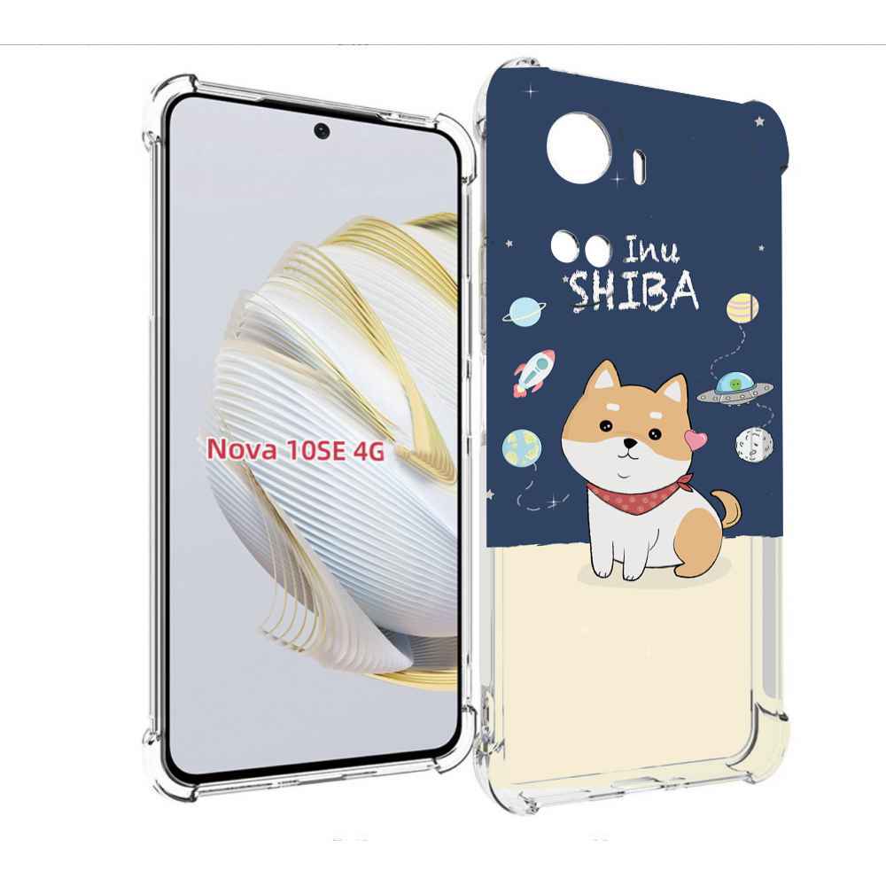 

Чехол MyPads сиба-шиба-ину для Huawei Nova 10 SE, Прозрачный, Tocco