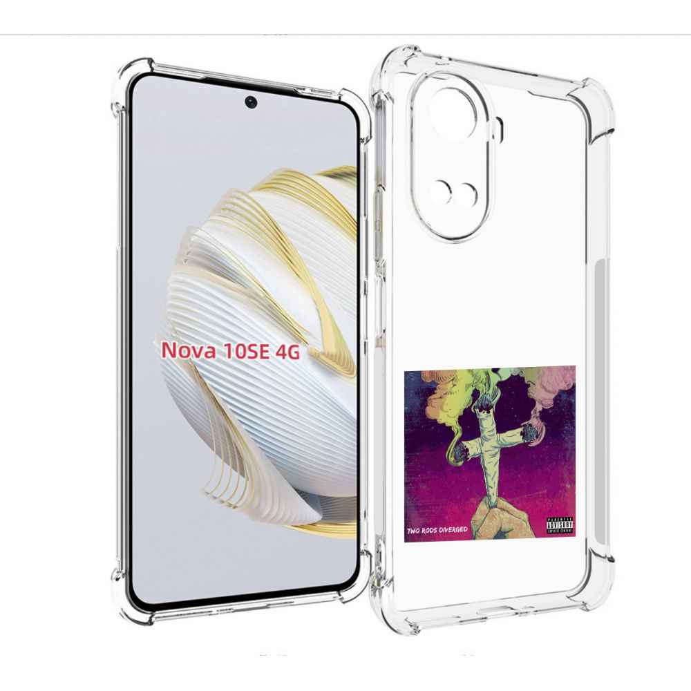 

Чехол MyPads сигаретный крест для Huawei Nova 10 SE, Прозрачный, Tocco