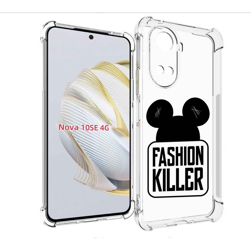 

Чехол MyPads силуэт-микки-мауса для Huawei Nova 10 SE, Прозрачный, Tocco