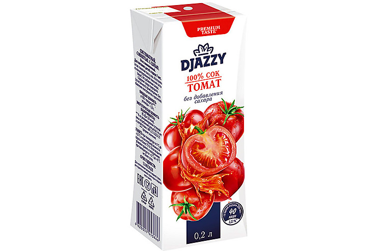 Djazzy, сок Томат , 0.2л