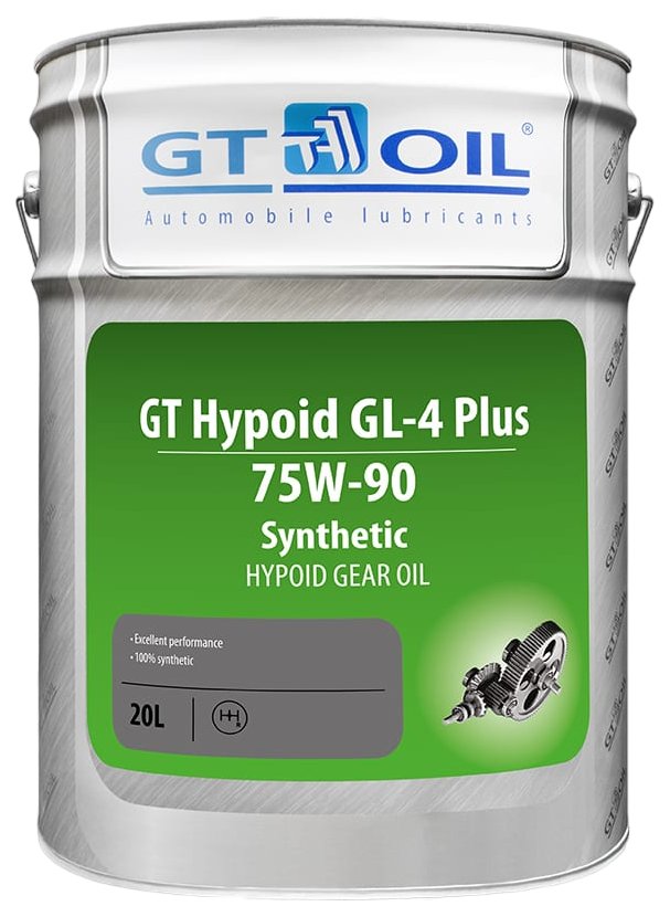 фото Gt oil 8809059408490 масло трансмиссионное gt hypoid gl-4 plus, sae 75w-90, api gl-4/gl-5,