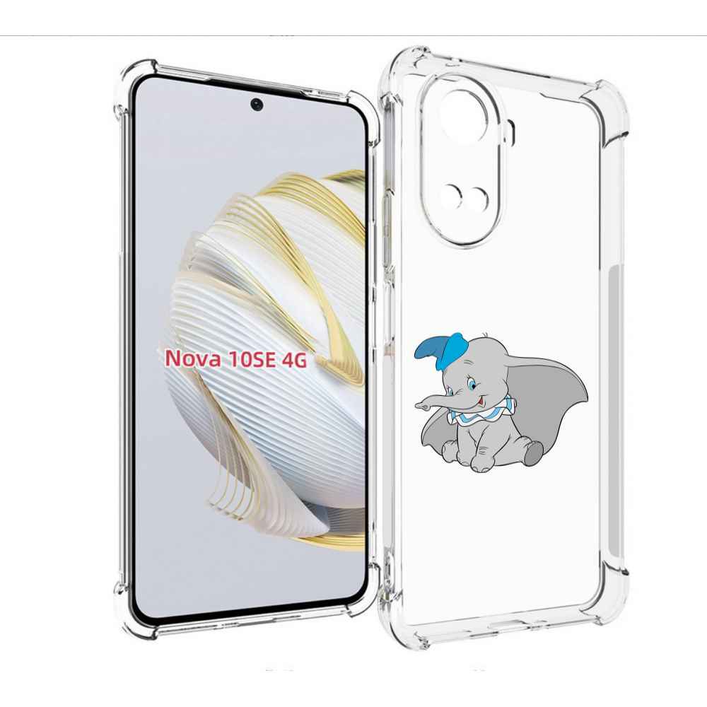

Чехол MyPads слоненок-с-большими-ушками для Huawei Nova 10 SE, Прозрачный, Tocco
