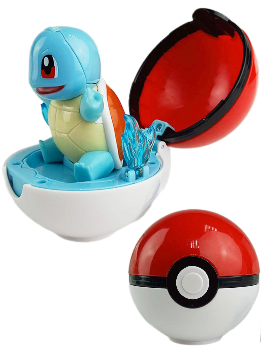 

Фигурка StarFriend покемон Сквиртл в покеболе Pokemon Squirtle 14х12 см, покемон Сквиртл в покеболе Pokemon Squirtle