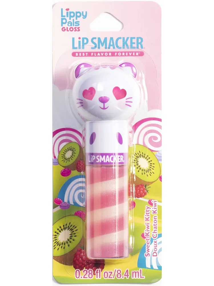 

Блеск для губ Lip Smacker Lippy Pals Gloss Sweet Kiwi Kitten 8.4 г 2 шт, Прозрачный, прозрачный