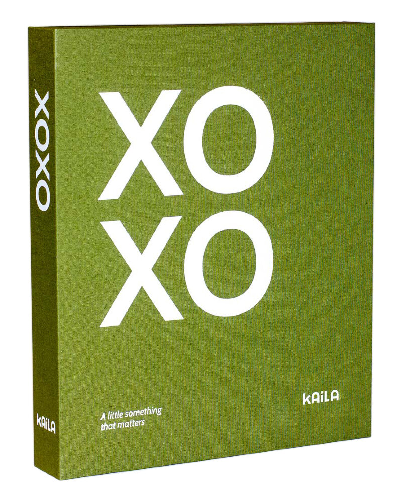 фото Фотоальбом «xoxo» 60 страниц 21х28 см, под уголки, хаки innova