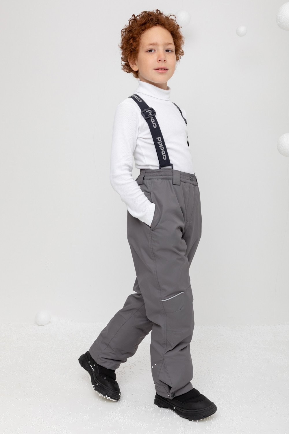 

Брюки детские CROCKID 2BG PNT 002(1).1, темно-серый гранит, 152, 2BG PNT 002(1).1
