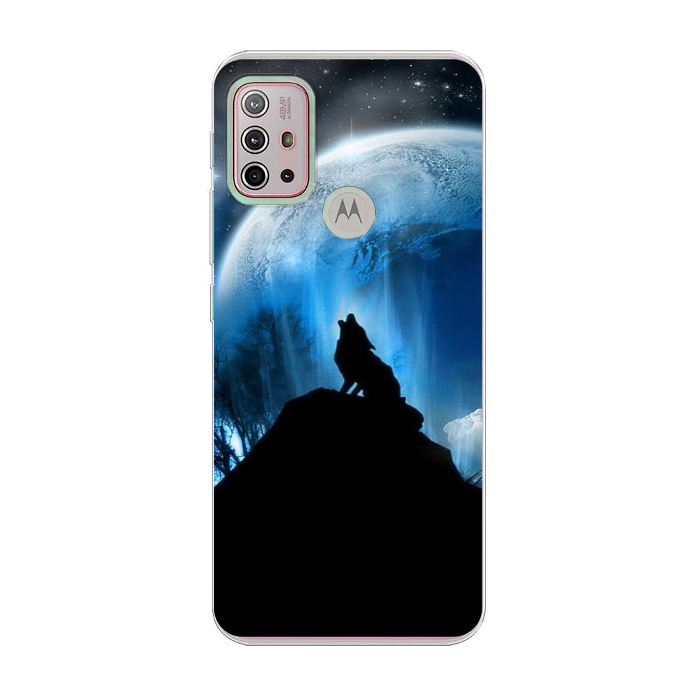 

Чехол на Lenovo K13 Note "Волк 2", Синий;черный;белый, 242150-1