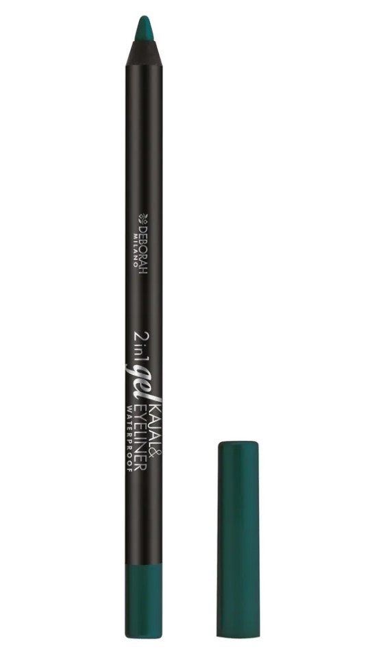 Карандаш для век гелевый Deborah Milano, тон 04, 1.4 г х 2 шт. parisa cosmetics карандаш для глаз гелевый