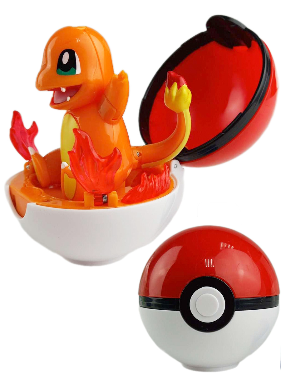 

Фигурка StarFriend покемон Чармандер в покеболе Pokemon Charmander 14х12 см, покемон Чармандер в покеболе Pokemon Charmander