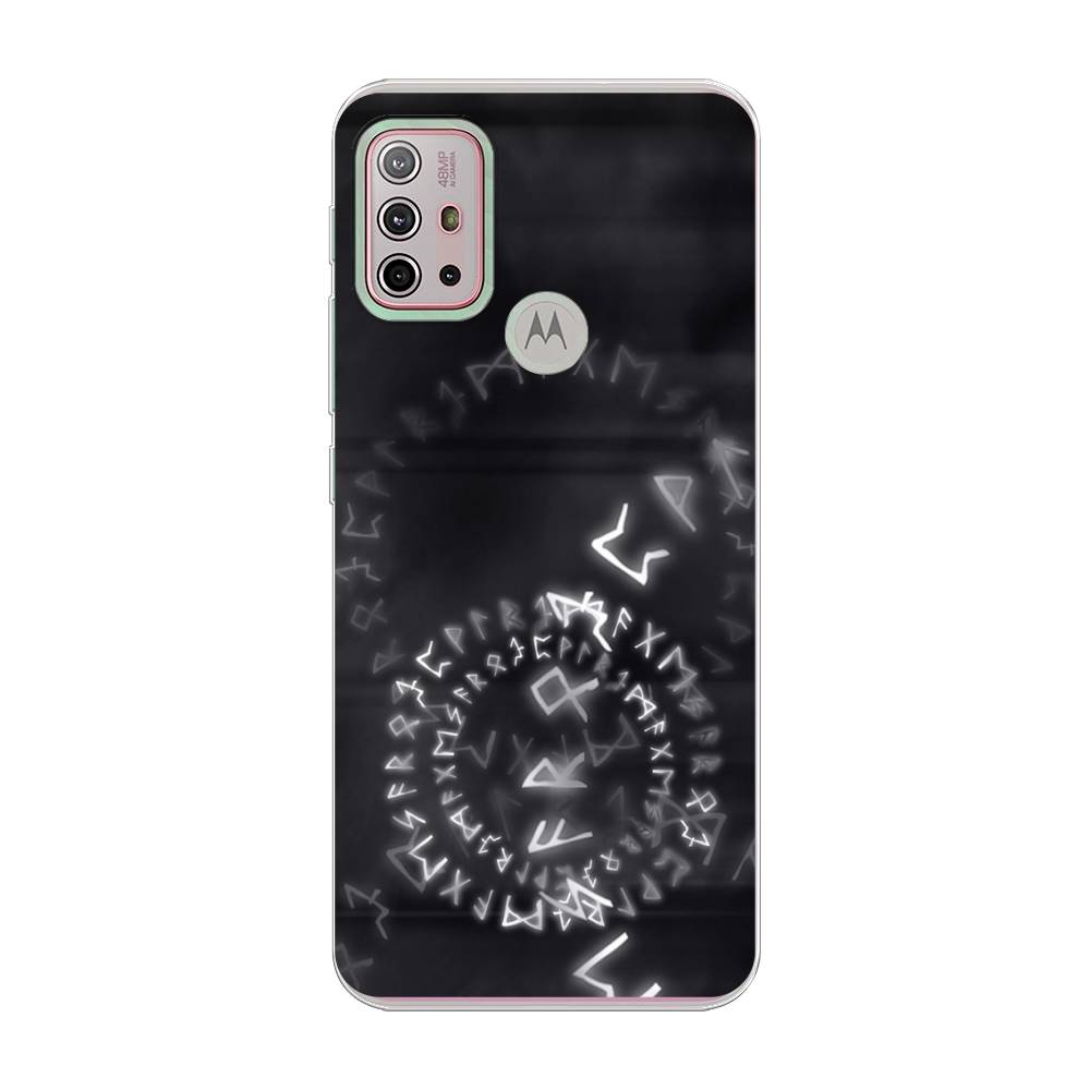 

Чехол на Lenovo K13 Note/Motorola Moto G10/G20/G30 "Руны", Серый;черный, 242150-3