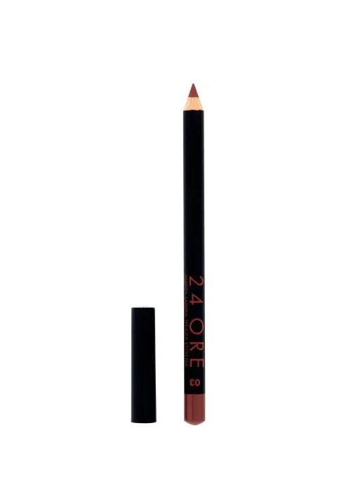 фото Карандаш для губ deborah milano 24 ore long lasting lip pencil, тон 03, 1.5 г х 2 шт.