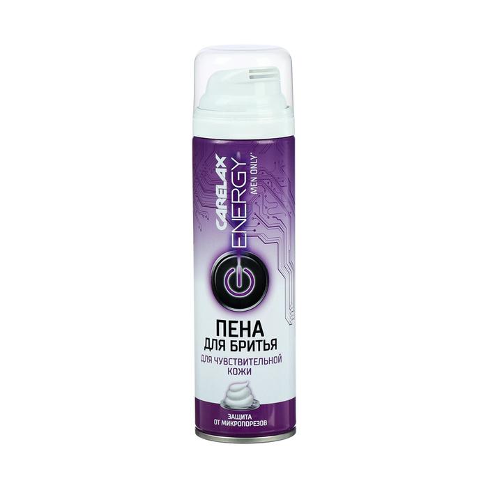 

Пена для бритья Carelax Energy Extra Sensitive для чувствительной кожи, 200 мл