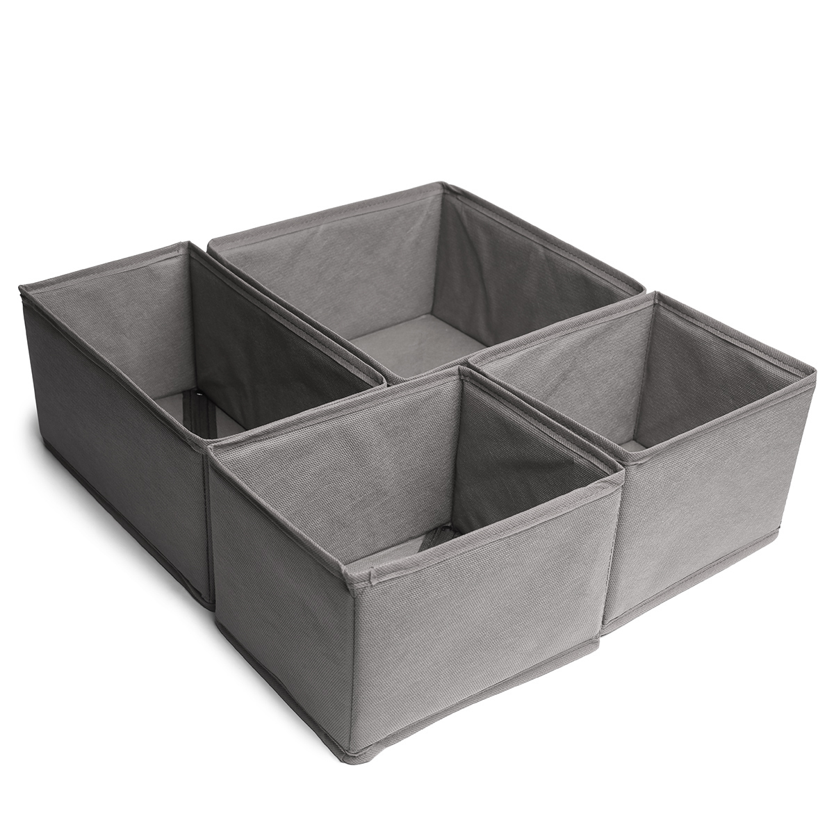 

Набор органайзеров коробок BelaHome универсальный 4шт большой, M18grey