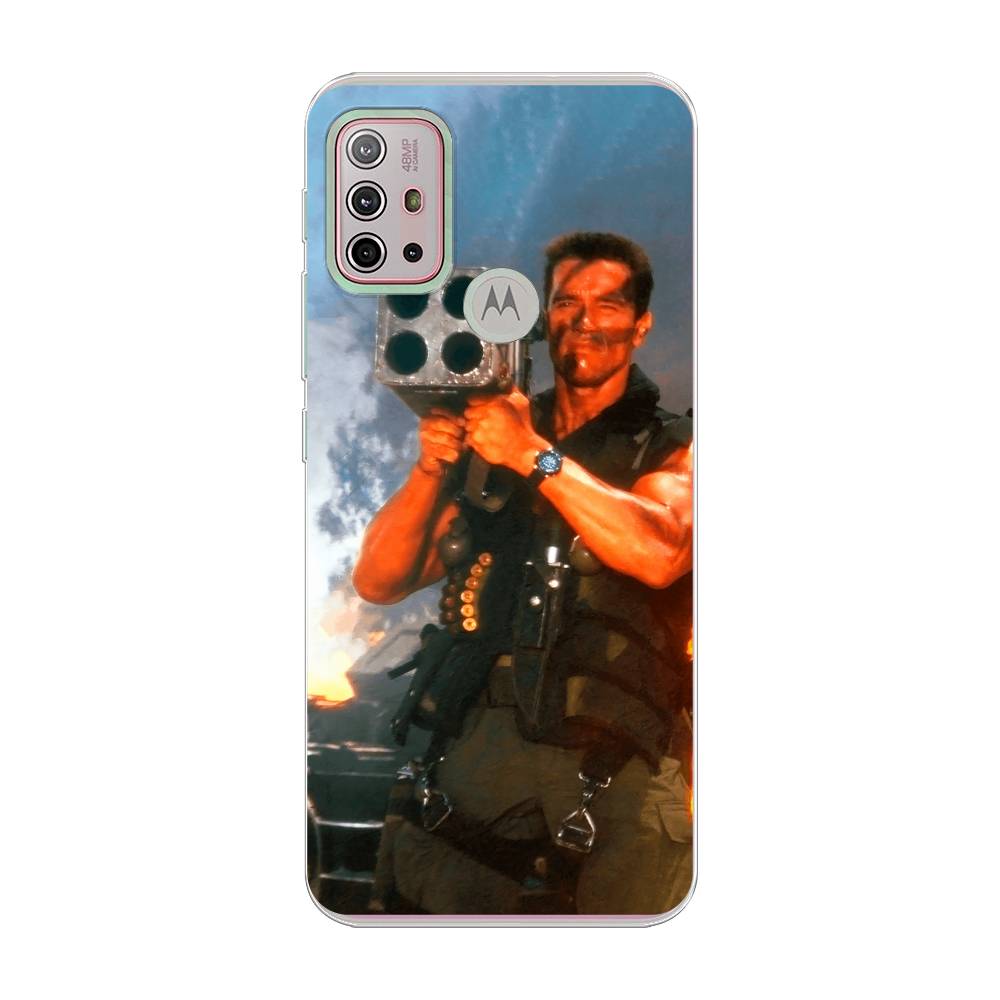 

Чехол на Lenovo K13 Note "Арнольд Шварцнеггер с базукой", Голубой;коричневый, 242150-6