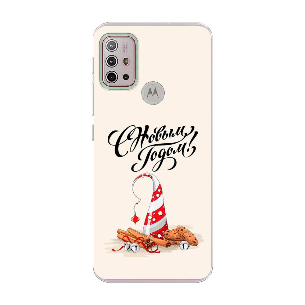 

Чехол на Lenovo K13 Note/Motorola Moto G10/G20/G30 "Подарки на Новый Год", Бежевый;красный;черный, 242150-5