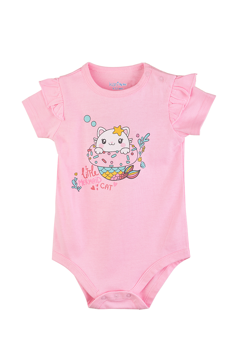 

Боди детское Kari baby SS21B11301204 цв. розовый р. 80, SS21B11301204