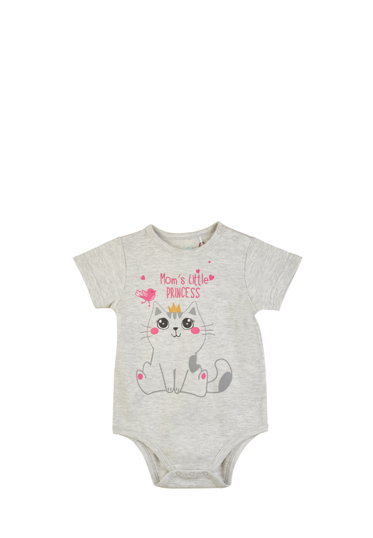 

Боди детское Kari baby SS22B02300401 цв. светло-серый р. 56, SS22B02300401