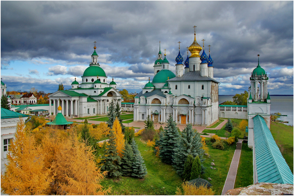 

Картина на холсте с подрамником ХитАрт Монастырь 80x54 см, 2840