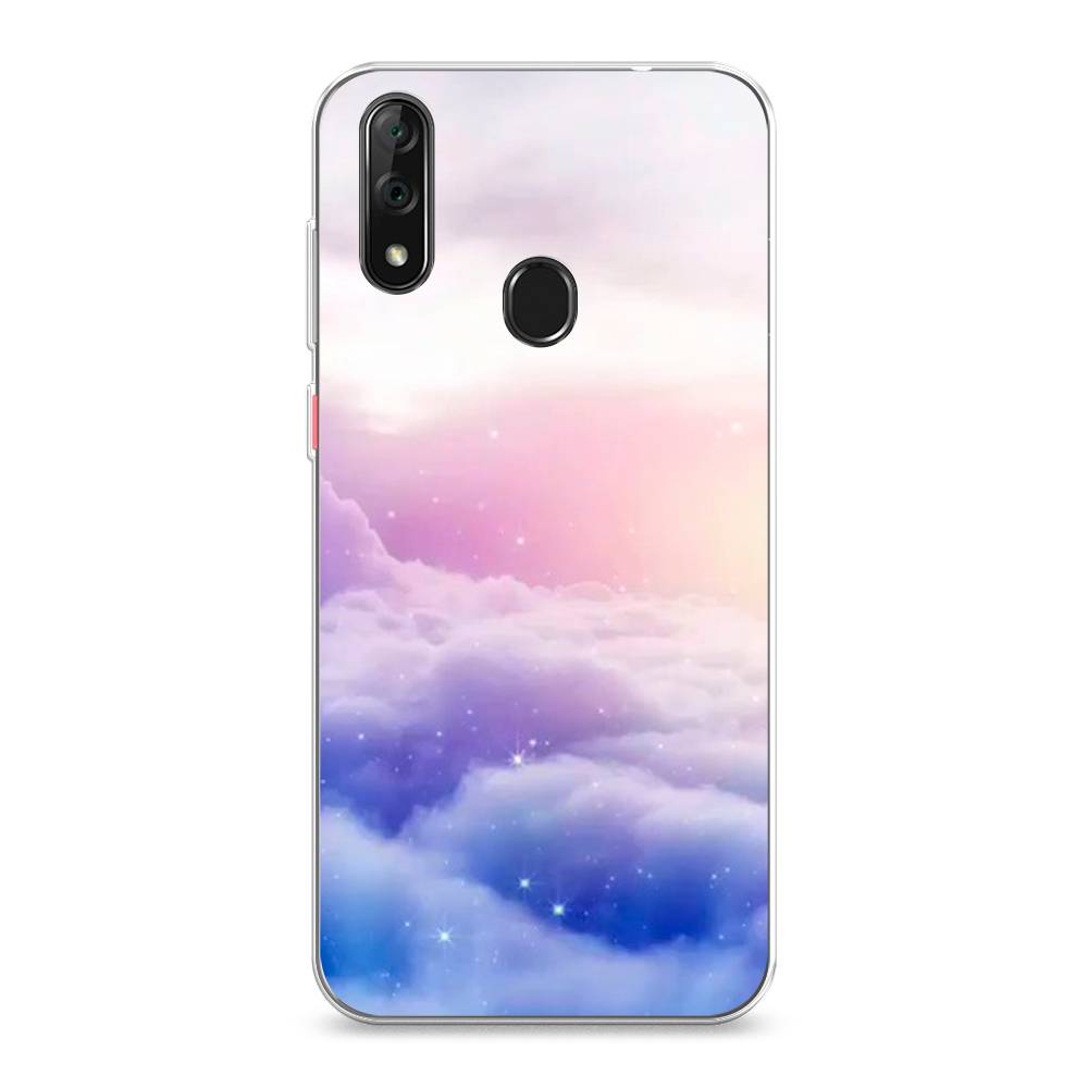 

Чехол на ZTE Blade V10 "Небеса", Голубой;белый;розовый, 132750-2