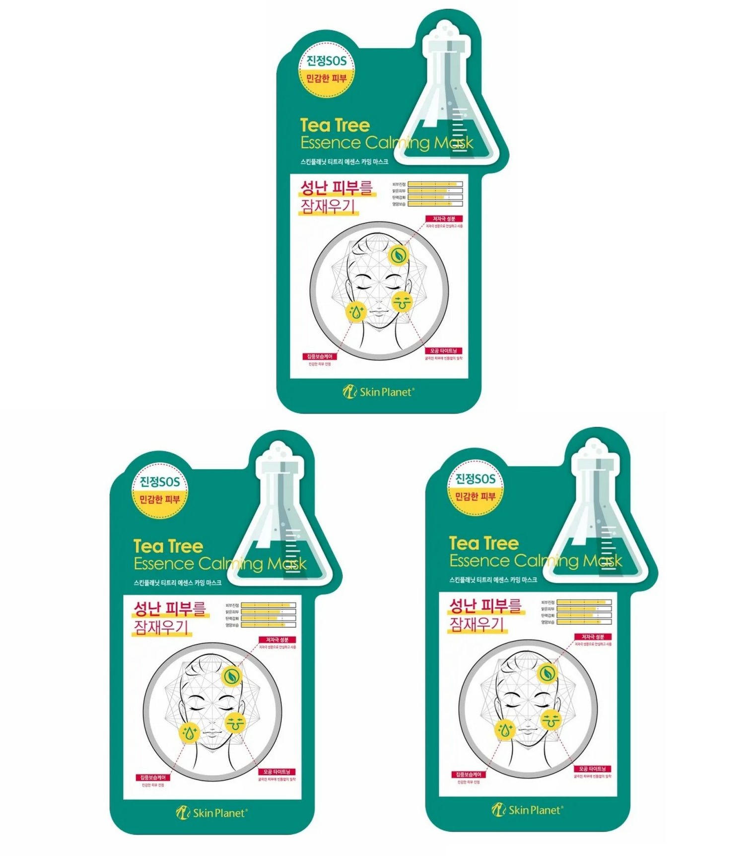 MIJIN Тканевая маска для лица с экстрактом чайного дерева