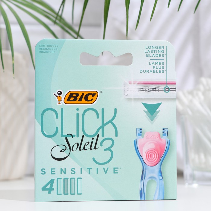 

Сменные кассеты BIC Click 3 Sensitive, 4 шт.