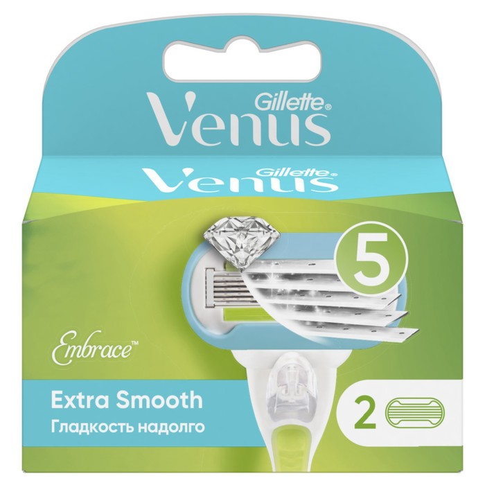

Сменные кассеты Gillette Venus Embrace, 2 шт.