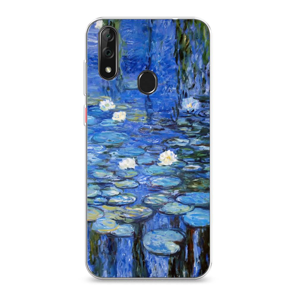 

Чехол на ZTE Blade V10 "Нарисованный пруд", Синий;зеленый, 132750-4