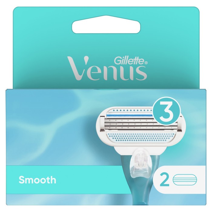 Сменные кассеты Gillette Venus, 3 лезвия, 2 шт.