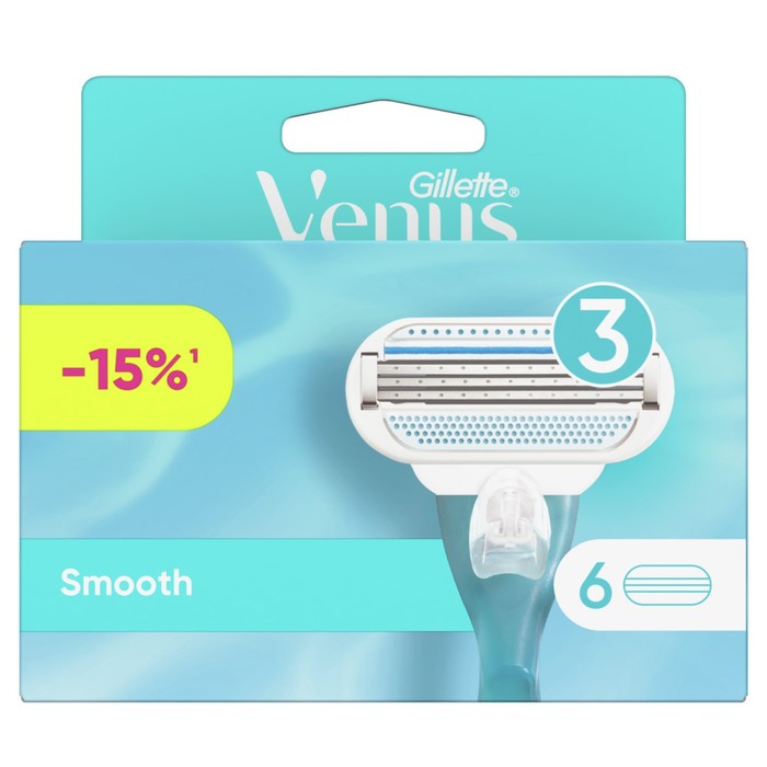 Сменные кассеты для бритья Gillette Venus, 6 шт.