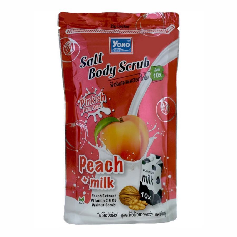 Скраб для тела Yoko Siam Salt Body Peach Milk солевой экстракт персика и протеинами 350 г
