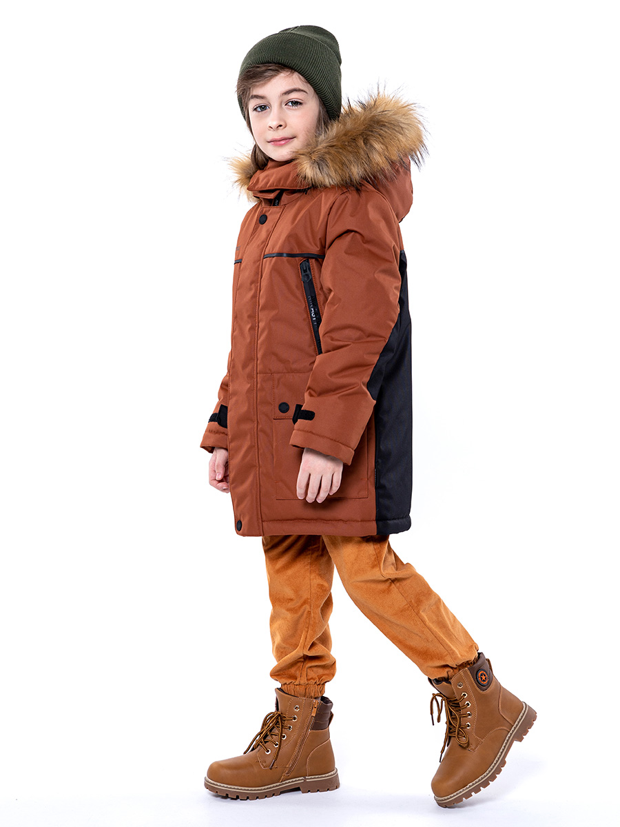 Куртка детская NIKASTYLE 4з3323, кэмел, 134