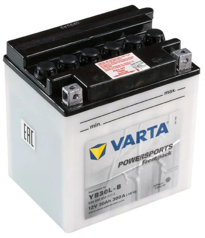 

VARTA '514012019 Аккумуляторная батарея POWERSPORTS Freshpack [12V 14Ah 190A B00] 1шт