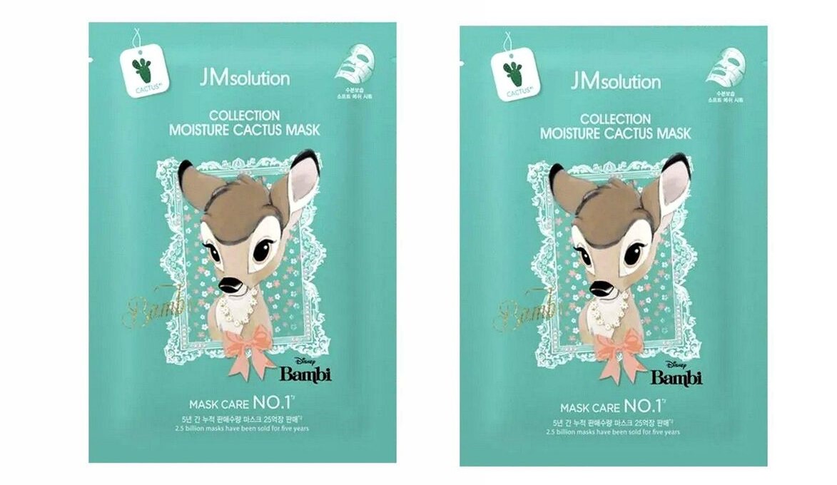 

JMsolution Маска тканевая увлажняющая с экстрактом кактуса / Disney Сollection Moisture, kr-22376