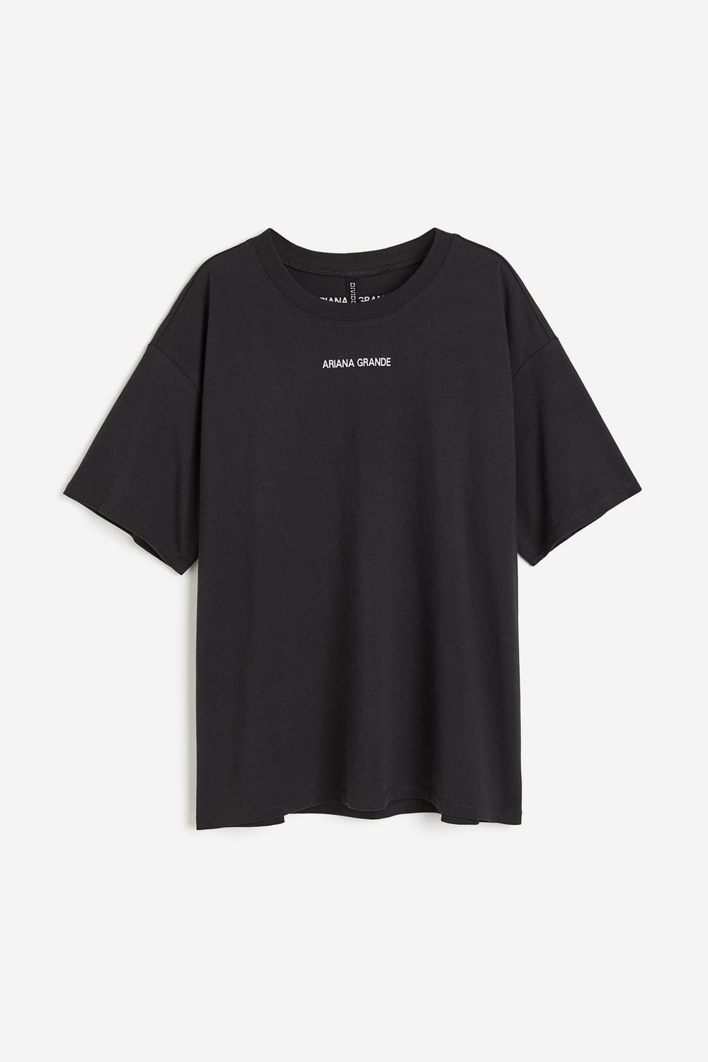 

Футболка женская H&M 1210471 черная M, Черный, 1210471