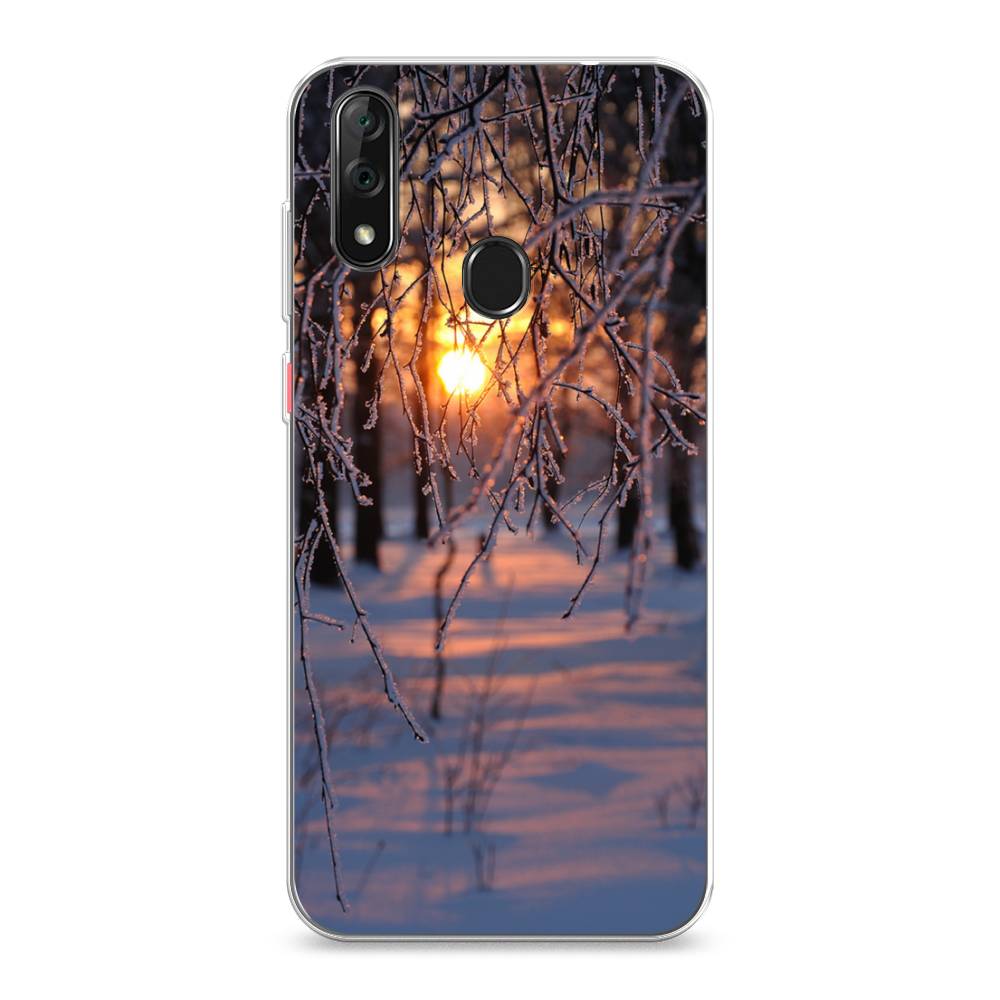 

Чехол на ZTE Blade V10 "Зима 7", Оранжевый;розовый;черный, 132750-2