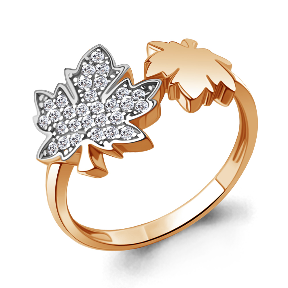 

Кольцо из серебра с фианитом р. Aquamarine 67869А, 67869А_925_з