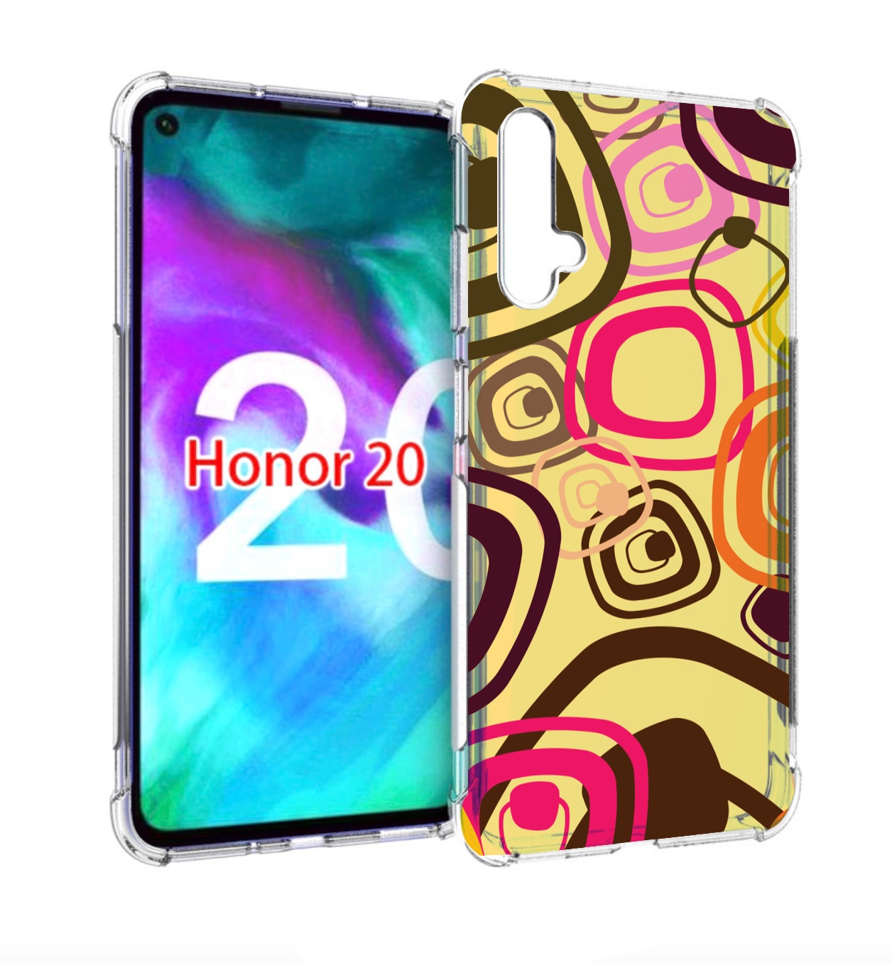 

Чехол бампер MyPads абстракция-на-желтом-фоне для Honor 2, Прозрачный, Tocco