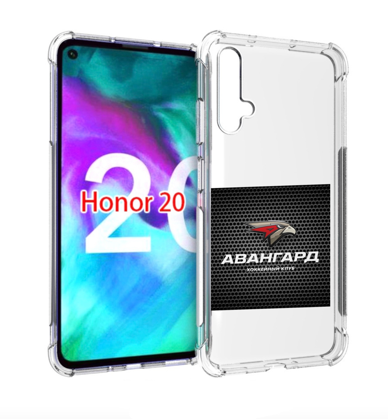 

Чехол бампер MyPads авангард омск для Honor 20, Прозрачный, Tocco