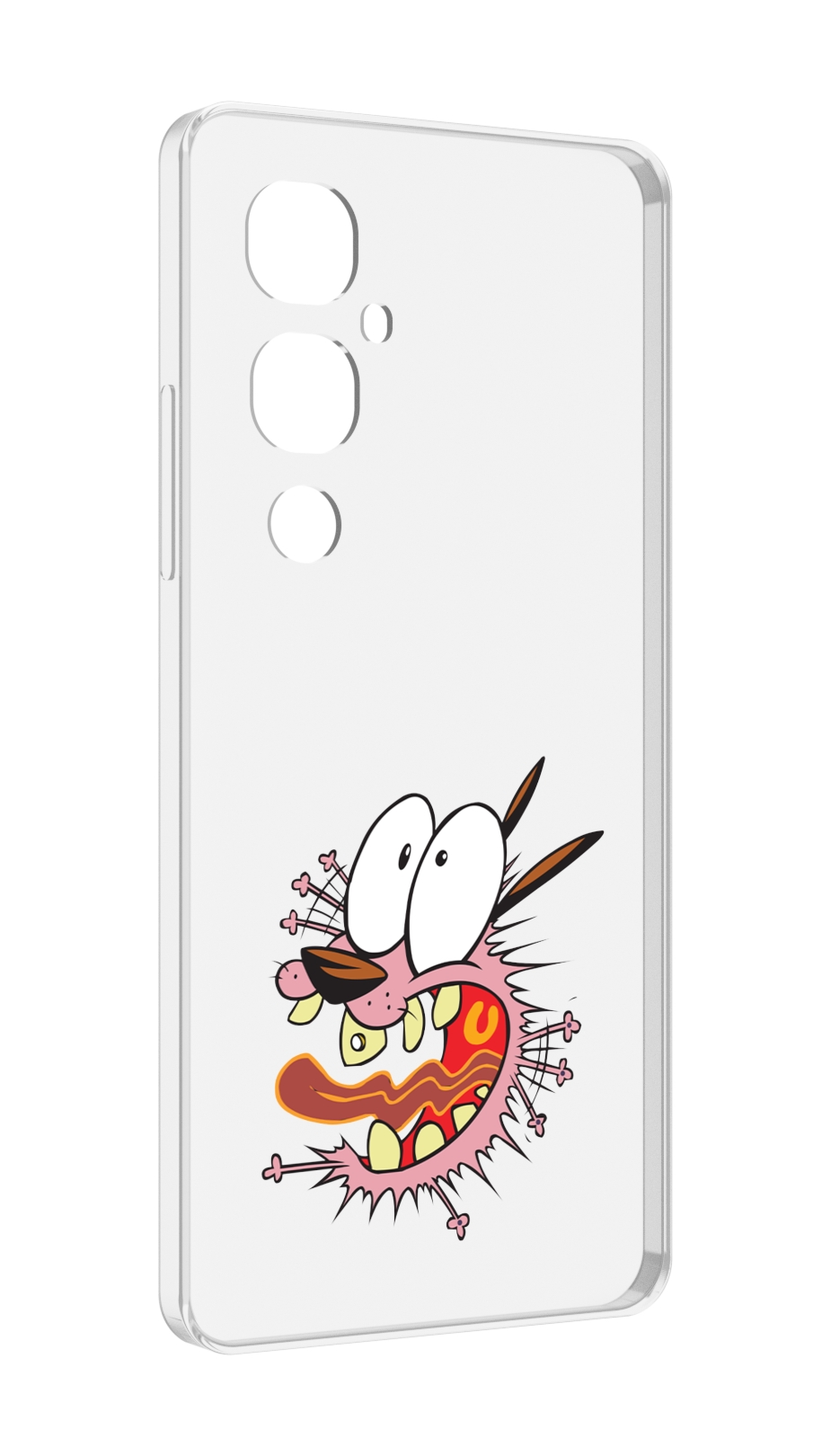 

Чехол MyPads испуганный бобик для Tecno Pova 4 Pro, Прозрачный, Tocco