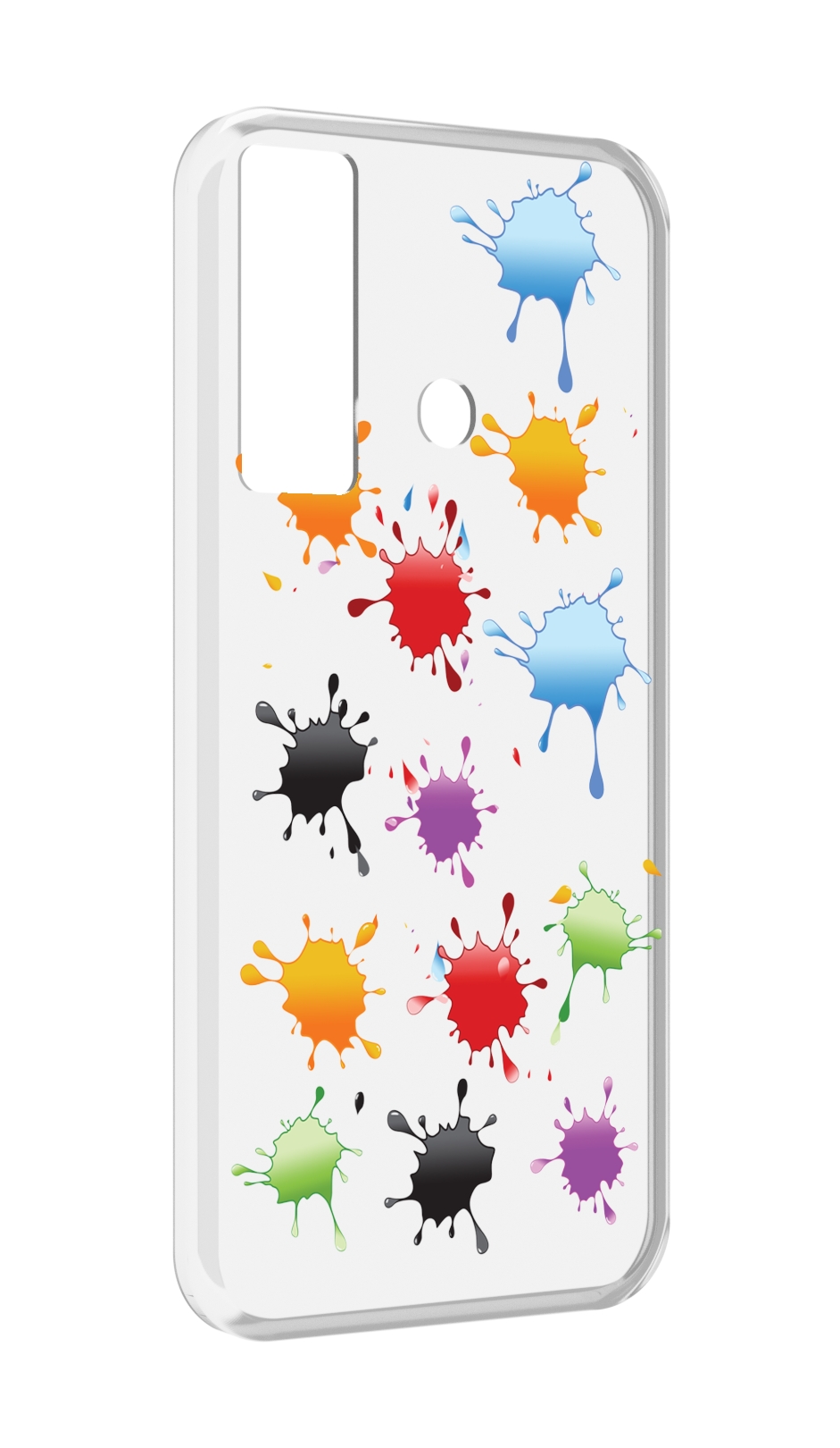 

Чехол MyPads кляксы для Tecno Camon 17, Прозрачный, Tocco