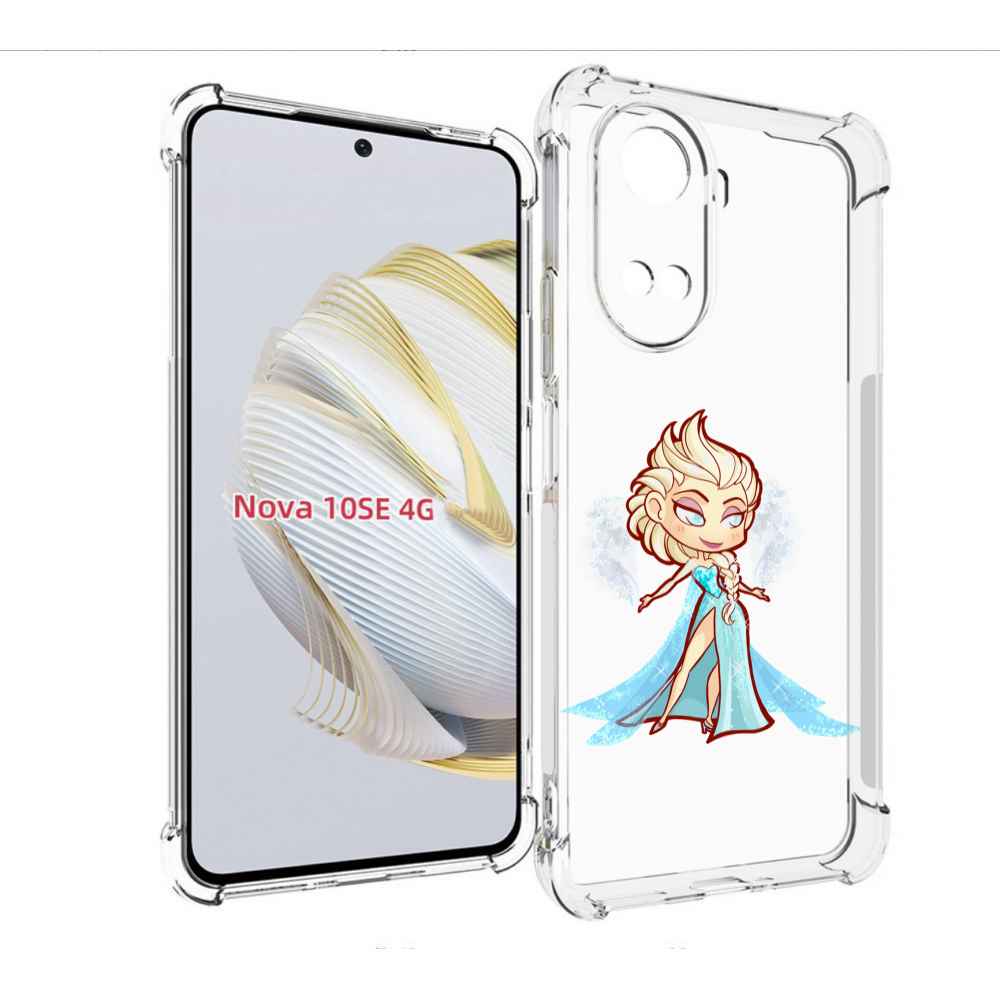 

Чехол MyPads снежная-принцесса женский для Huawei Nova 10 SE, Прозрачный, Tocco