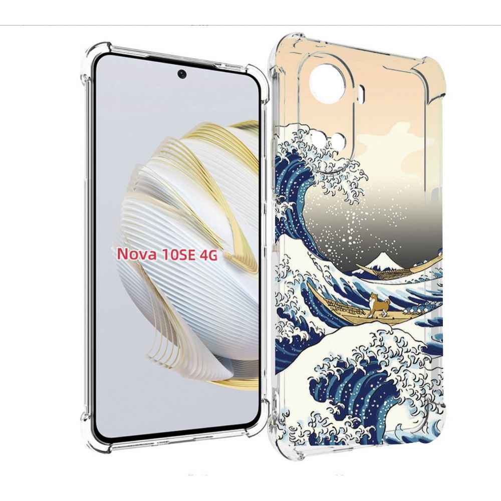 

Чехол MyPads собаки-на-плоту для Huawei Nova 10 SE, Прозрачный, Tocco