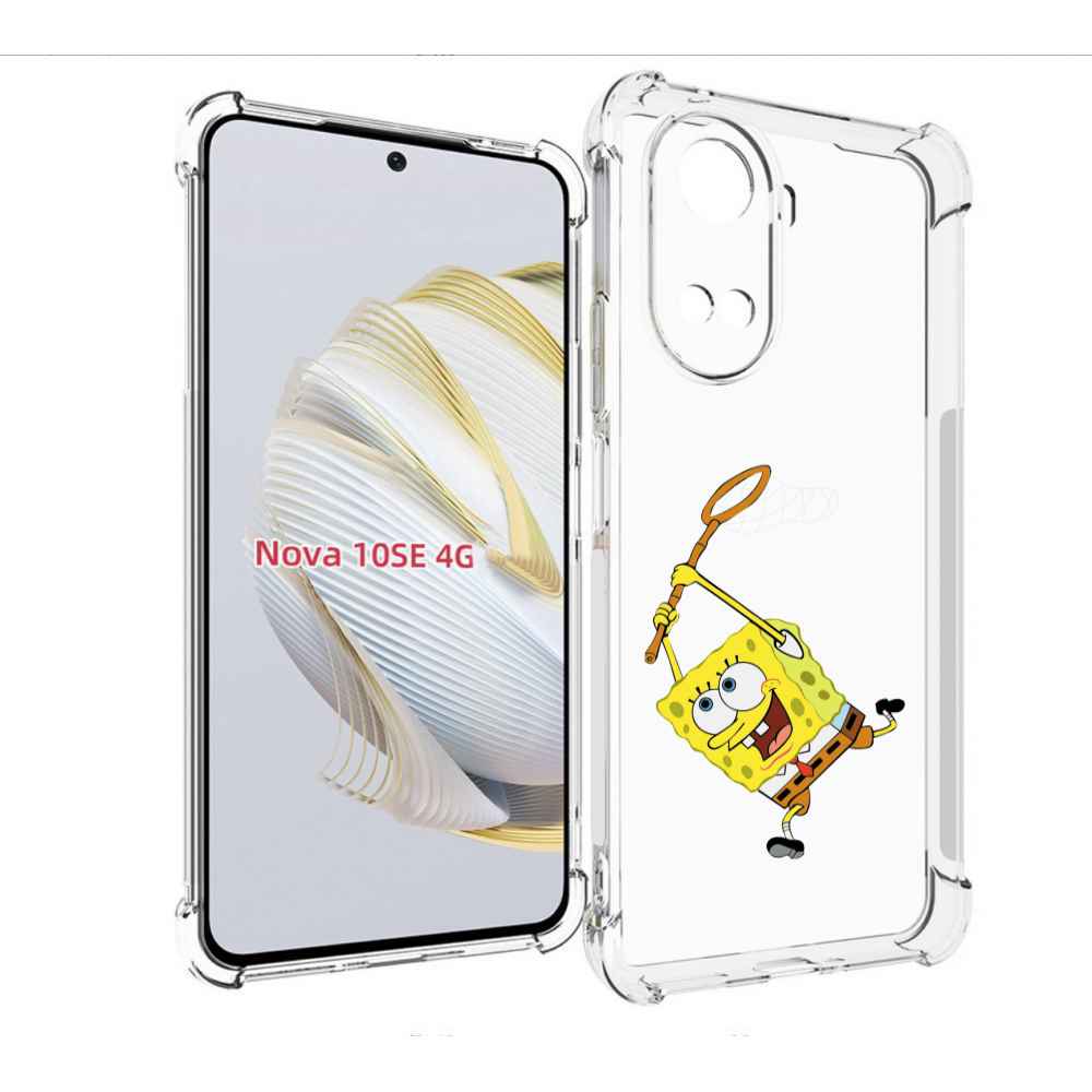

Чехол MyPads спанчбоб-с-сочком для Huawei Nova 10 SE, Прозрачный, Tocco