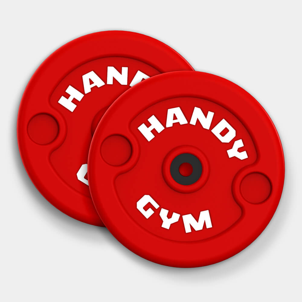 Красные инерционные диски Handy Gym