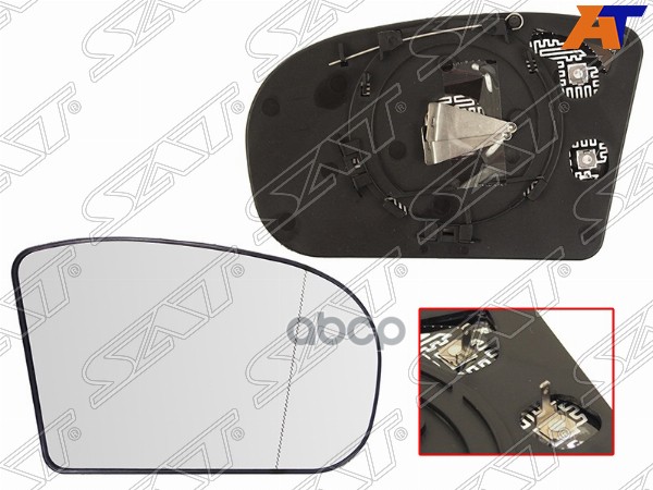 

Стекло Зеркала Mercedes W203 00-07 W211 02-06 Rh Асферическое С Обогревом