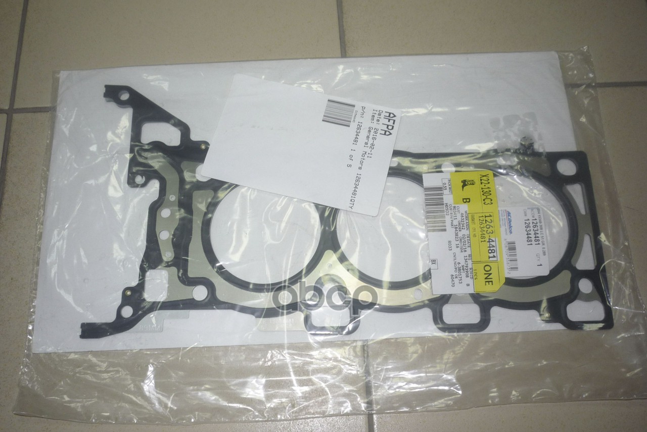 

Прокладка Гбц Левая [Org] General Motors 12634481