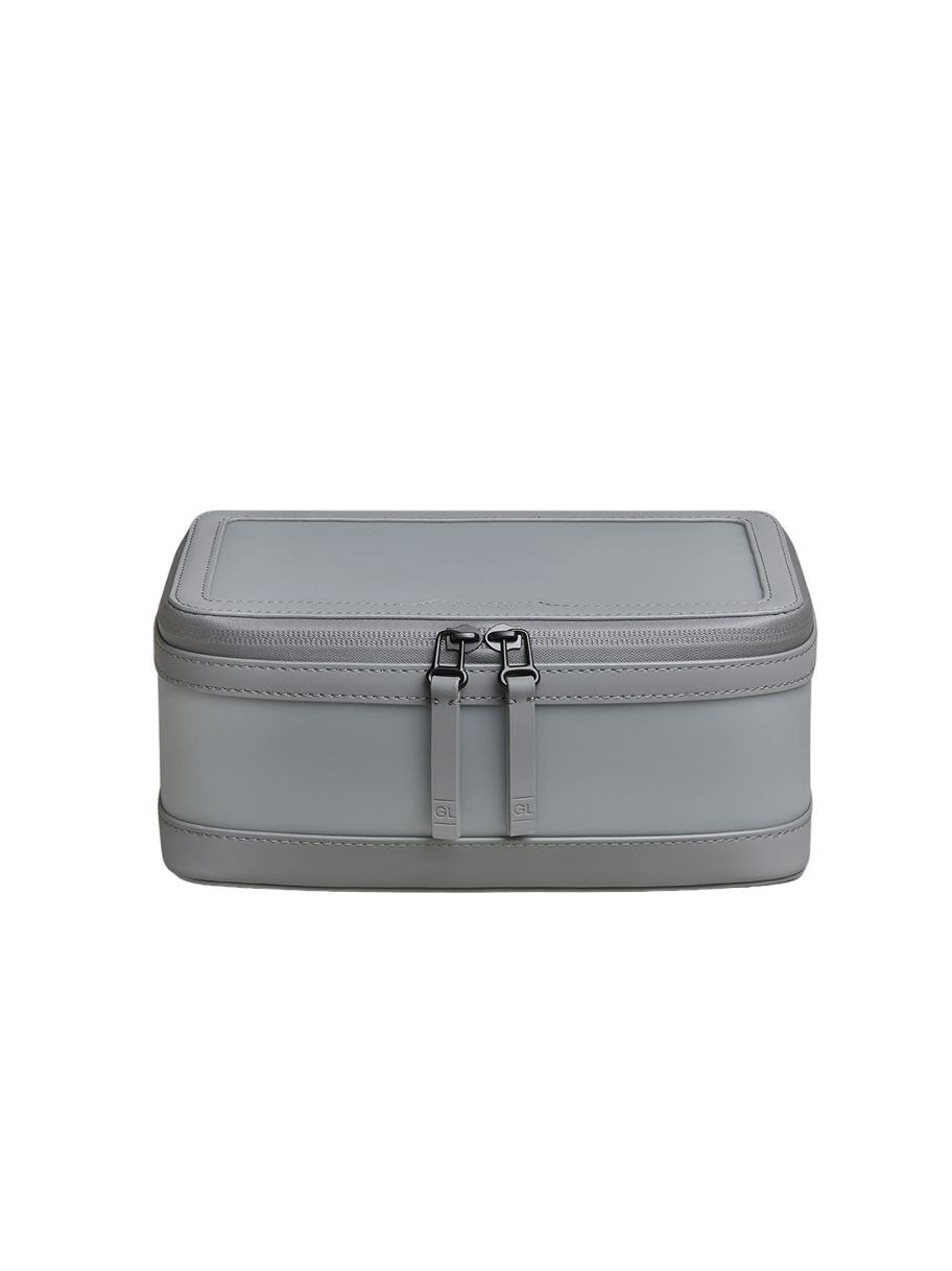 Косметичка унисекс Gaston Luga Toiletry Bag Rinken Dark Grey, 9.5x21.5x13 см серый